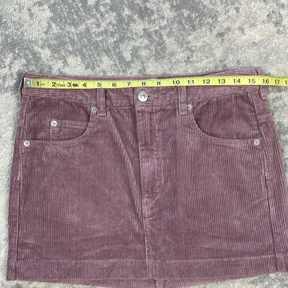 New Isabel Marant Etoile Rania Skirt in Lilac Purple Ribbed Corduroy Mini Sz 40 - Picture 8 of 16